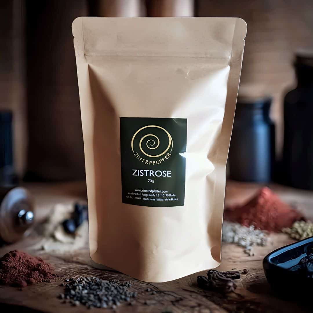 Zistrosenkraut getrocknet 70 g von Zimt&Pfeffer – naturbelassen aus griechischer Wildsammlung