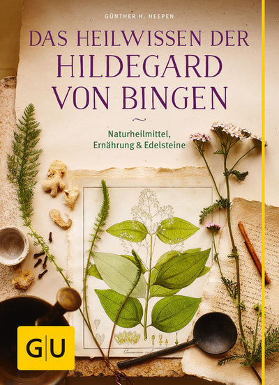 Das Buch "Das Heilwissen der Hildegard von Bingen" geschrieben von Günther H. Heepen, welches von Heilmitteln, Ernährung und Edelsteinen handelt
